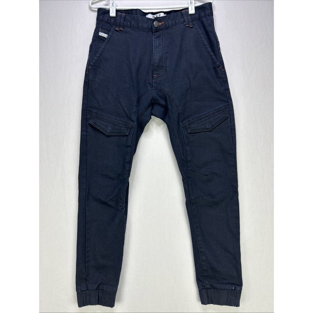 NXP Nena And Pasadena Cargo Jeans Size 32 Dark Wash Blue  Joggers